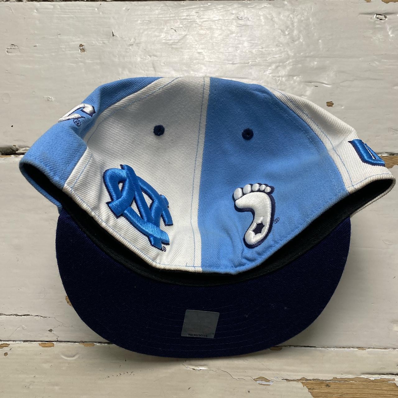 New Era UNC Baby Blue and White Vintage Fitted Cap