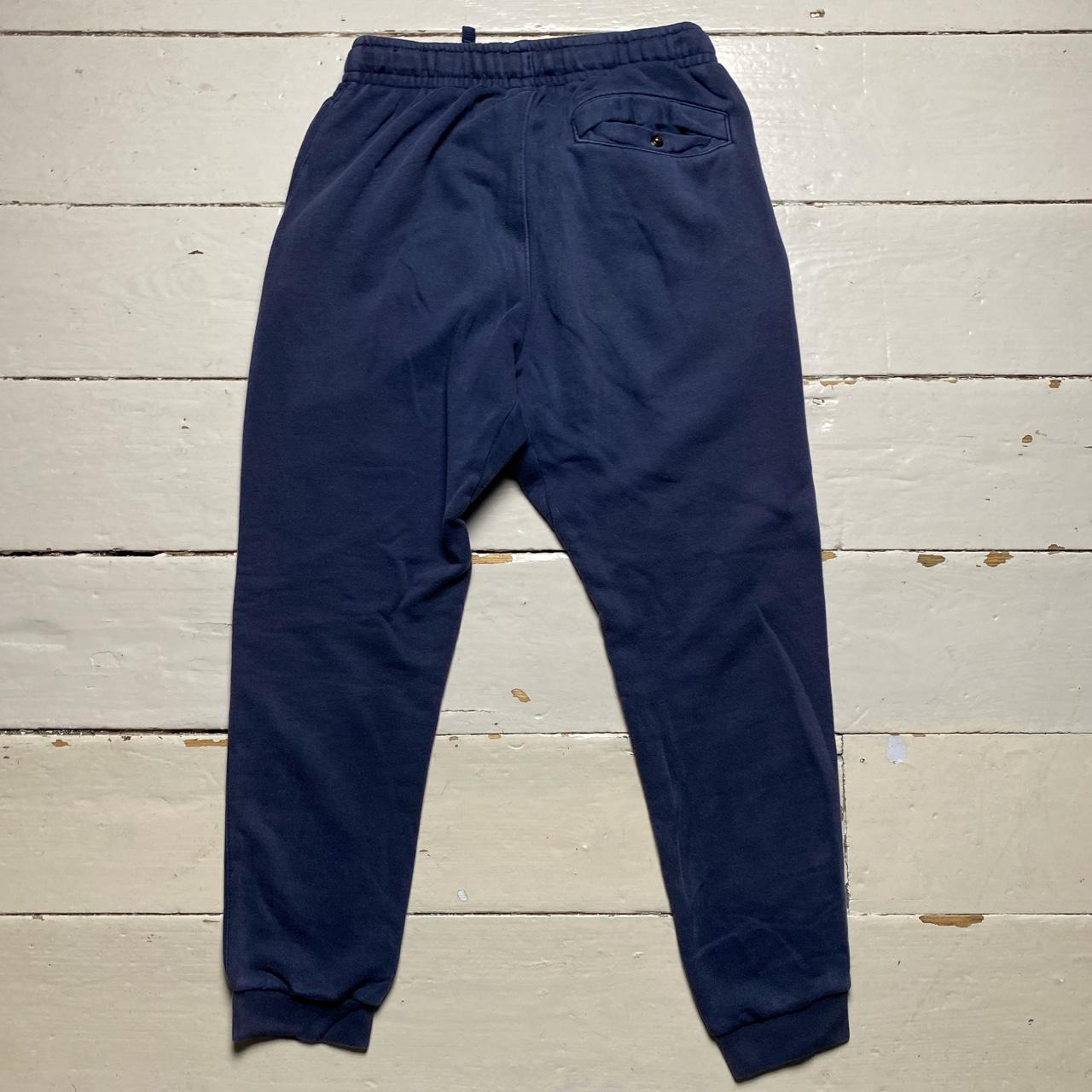 Nike Swoosh Navy and White Joggers