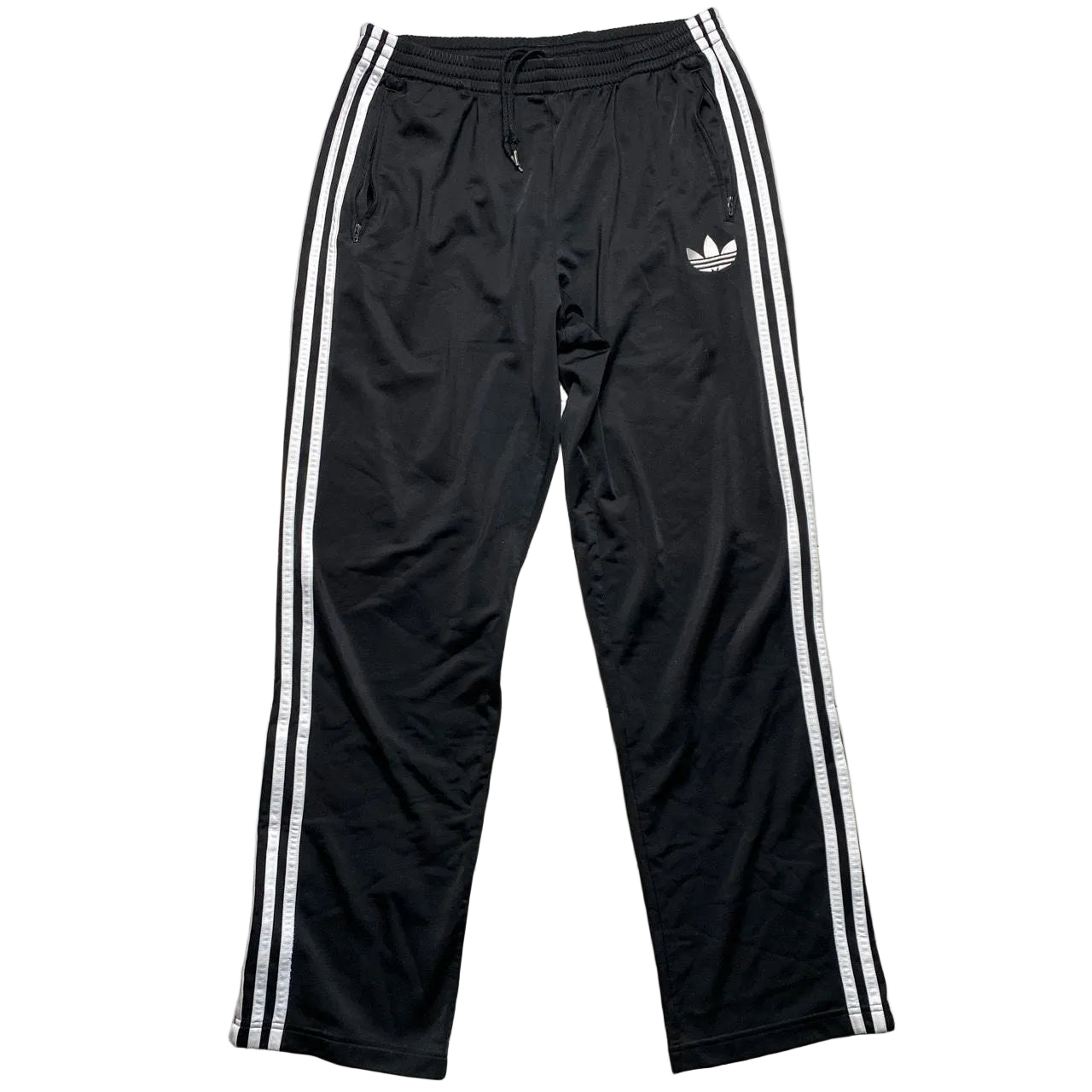Adidas Originals Black and White Trackpant Bottoms (L)