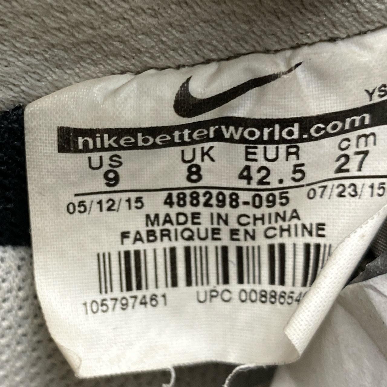 Nike Air Force 1 Lumber Black White and Gum Sole (UK 9)