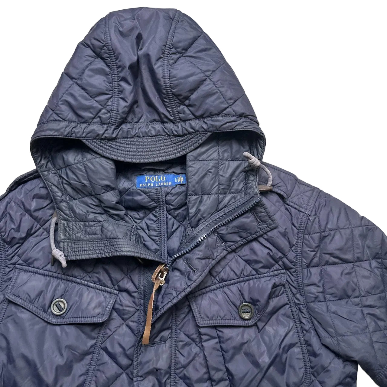 Polo Ralph Lauren Navy Quilted Jacket (L)