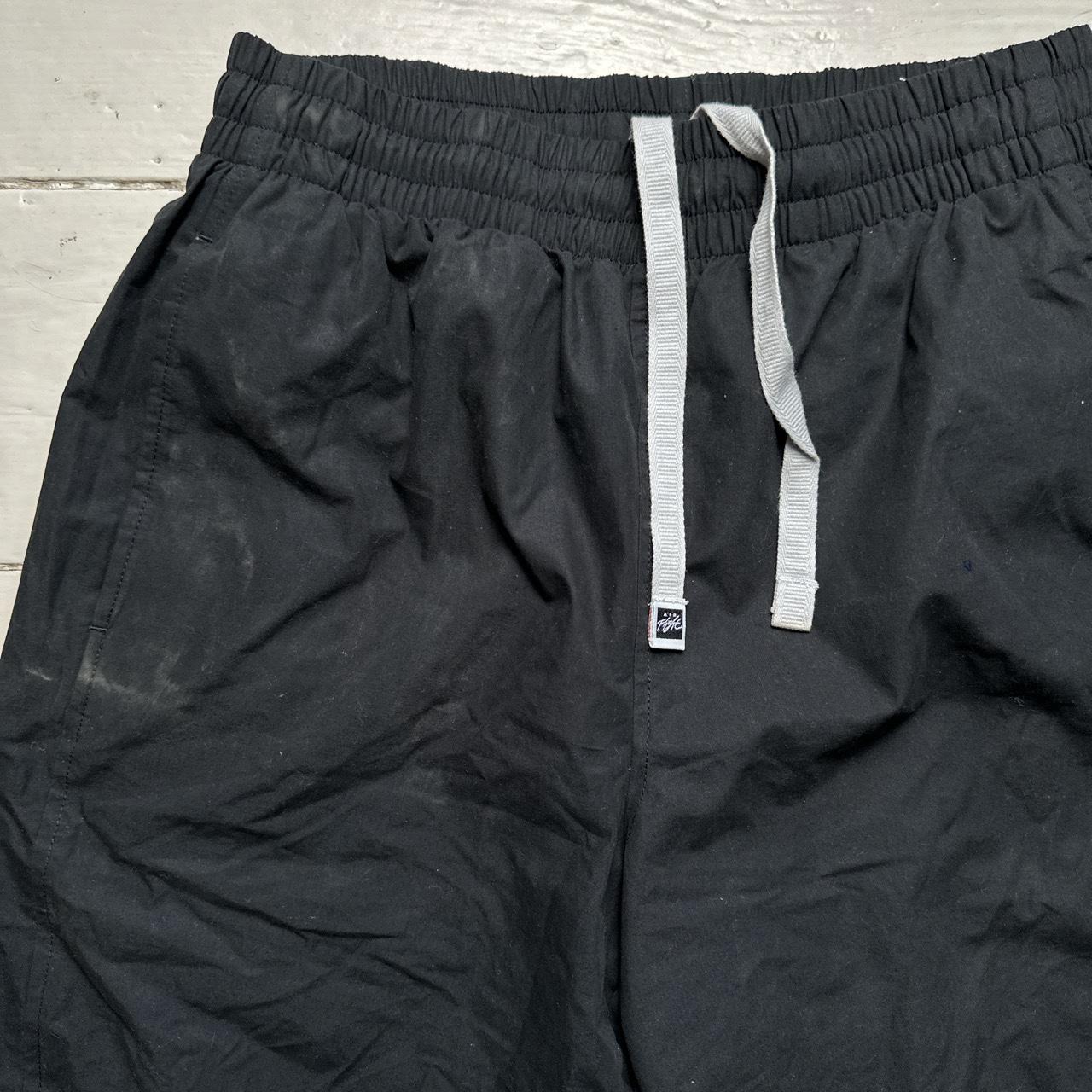 Nike Air Flight Black and White Shell Track Pant Shorts