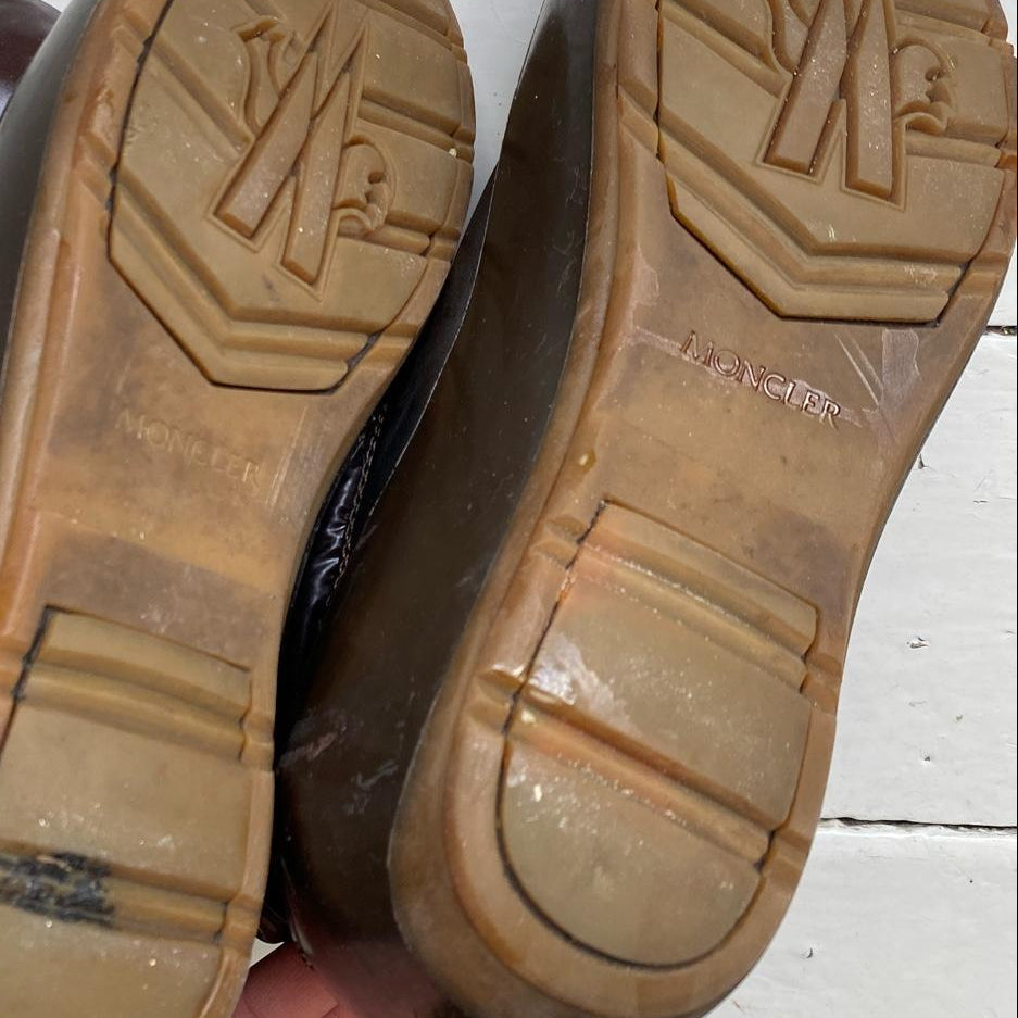 Moncler Brown Puffer Duvet Boots (UK 7)