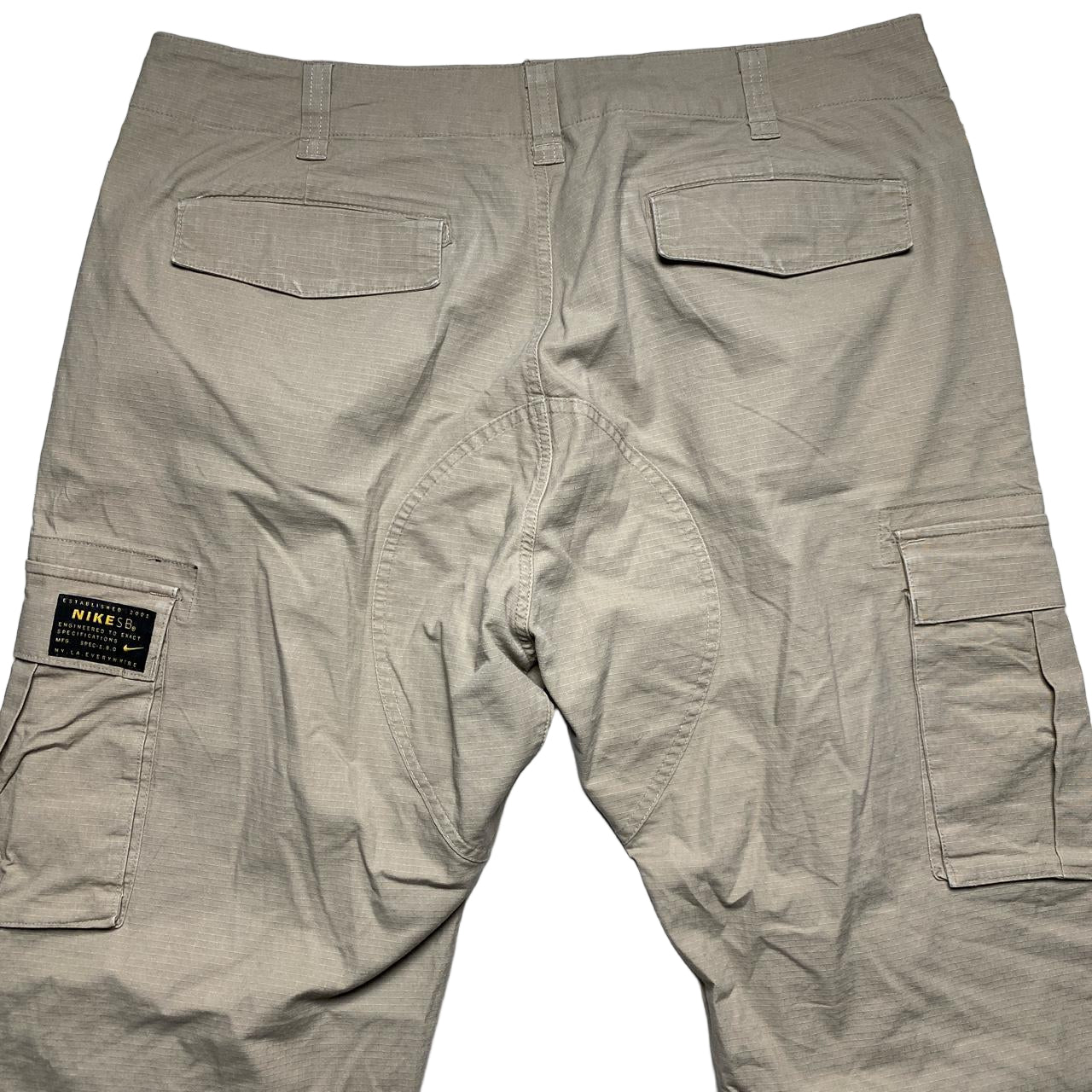Nike SB Khaki Beige Cargo Combat Baggy Trousers (36W)