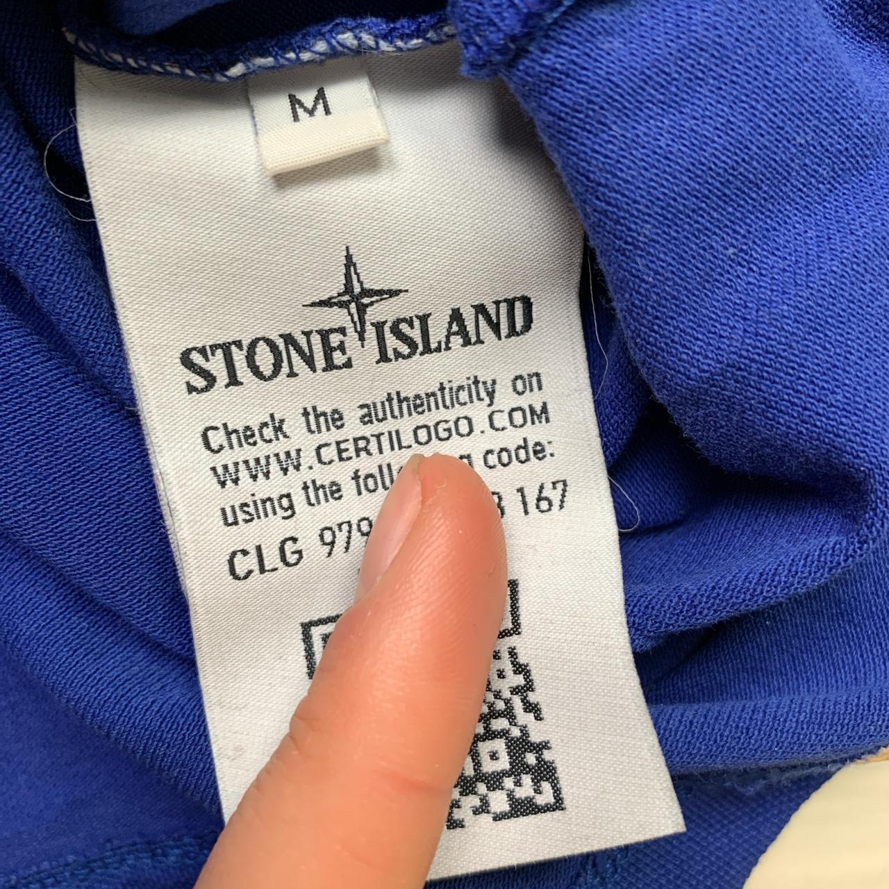 Stone Island Royal Blue Polo Shirt