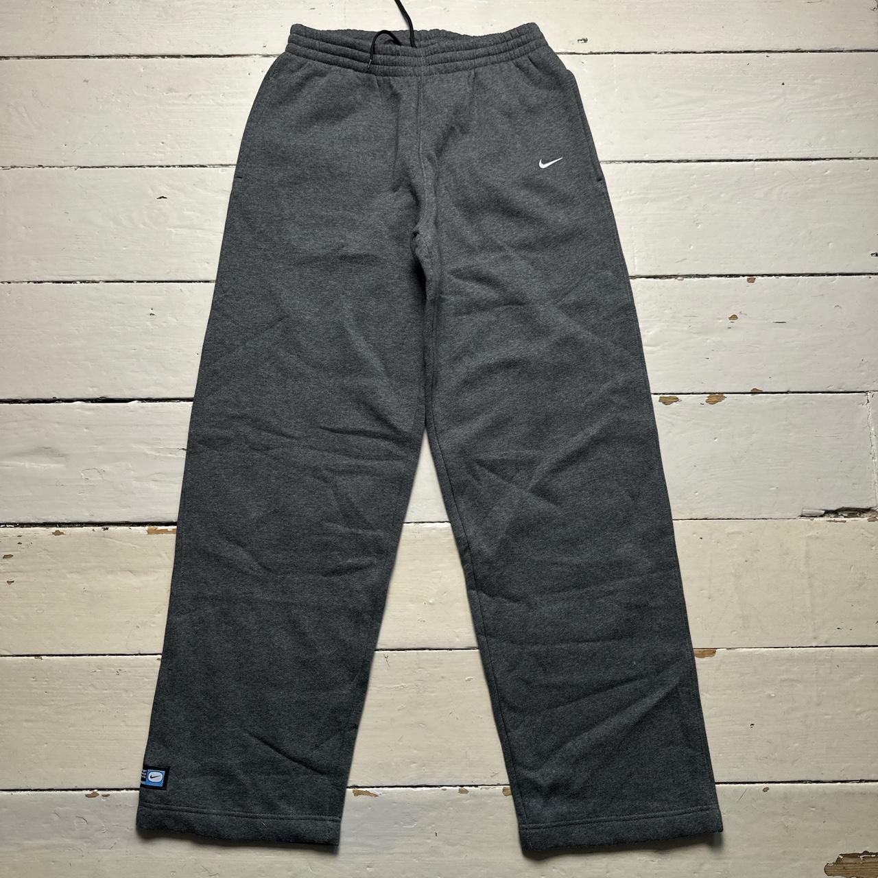 Nike Vintage Swoosh Grey and White Baggy Tracksuit Joggers