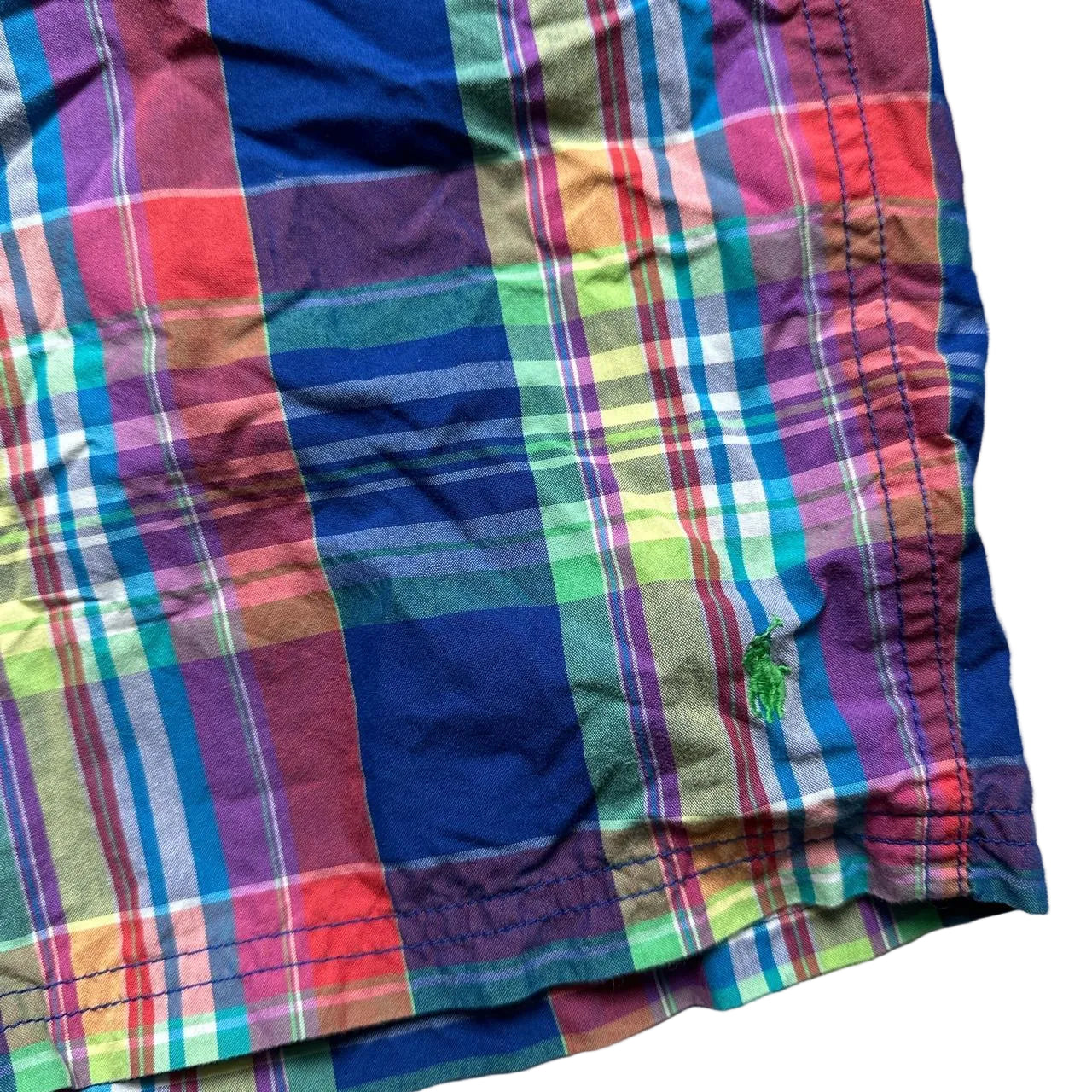 Ralph Lauren Polo Checked Swim Shorts (S)