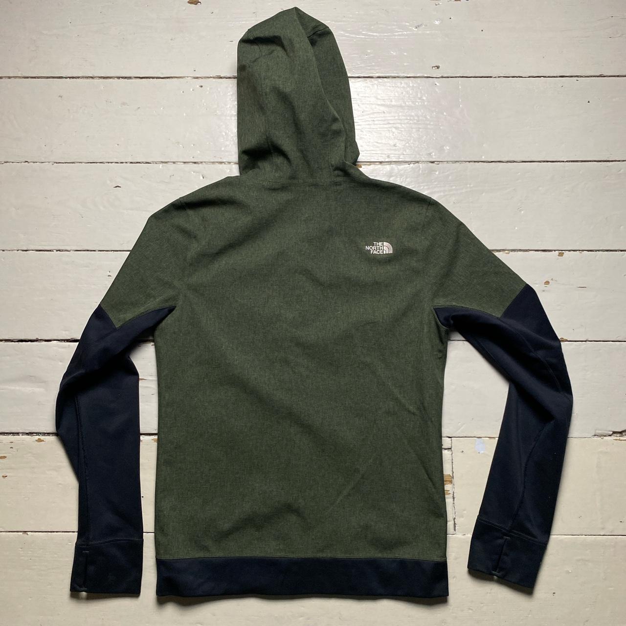 The North Face Green and Silver Light Jacket