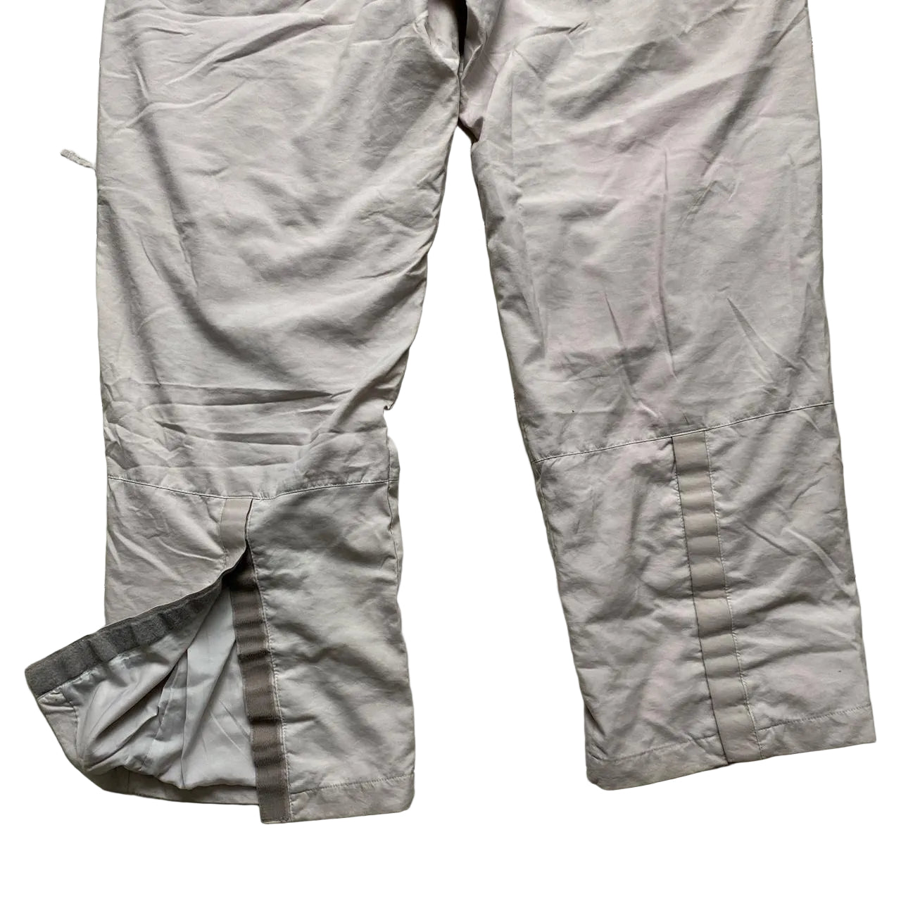 Nike Shell Baggy Cream Track Pant Bottoms (XL)