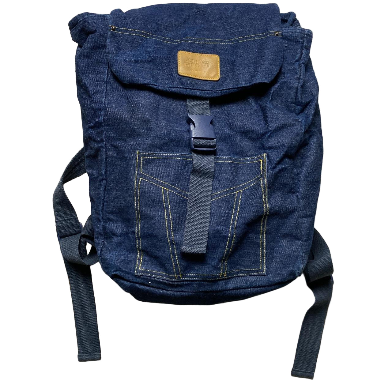 Jean Paul Gaultier Denim Backpack Rucksack Bag