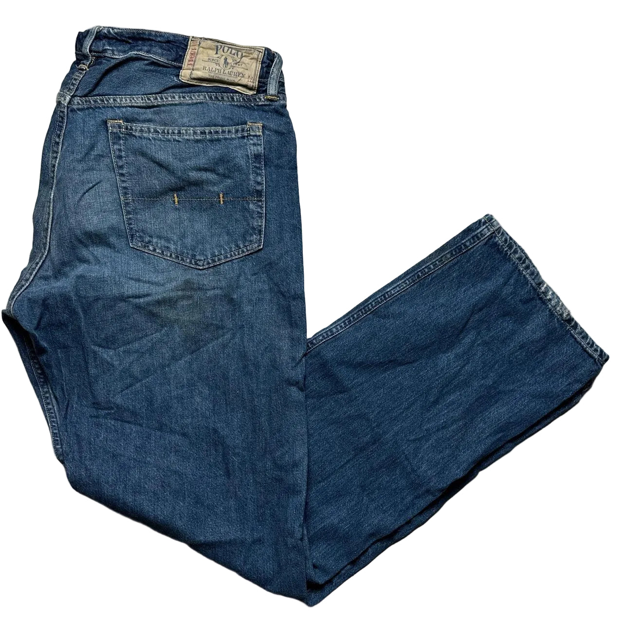 Polo Ralph Lauren Baggy Vintage Navy Jeans (34W)