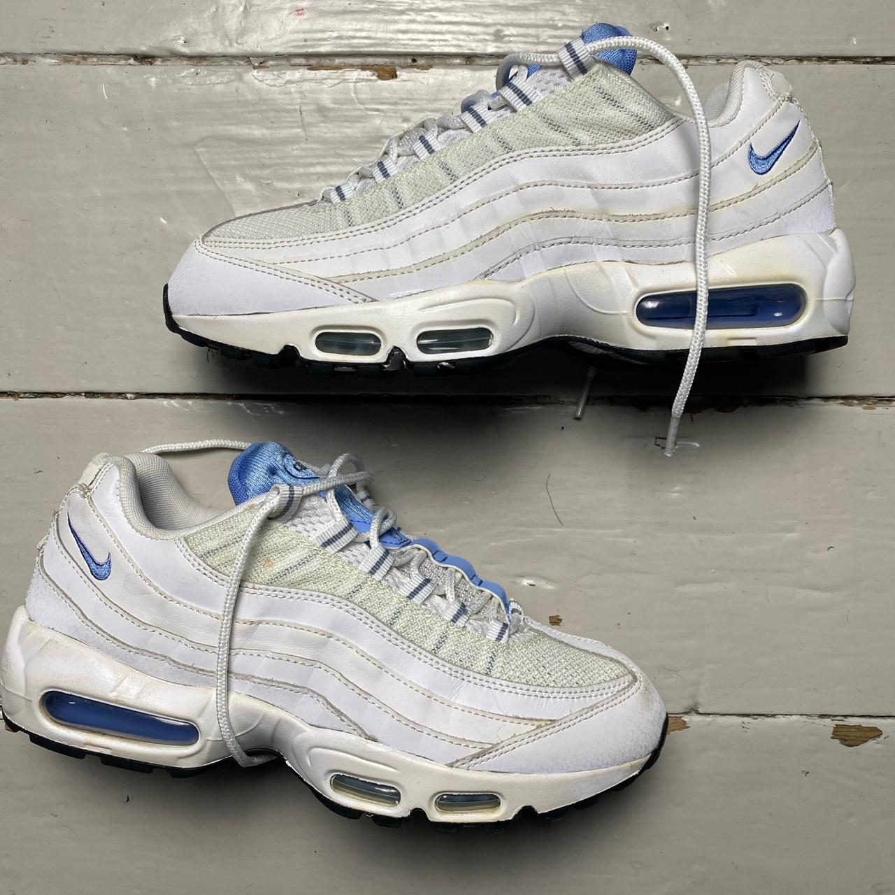 Nike Air Max 95 White and Light UNC Blue Chalk Blue 2015