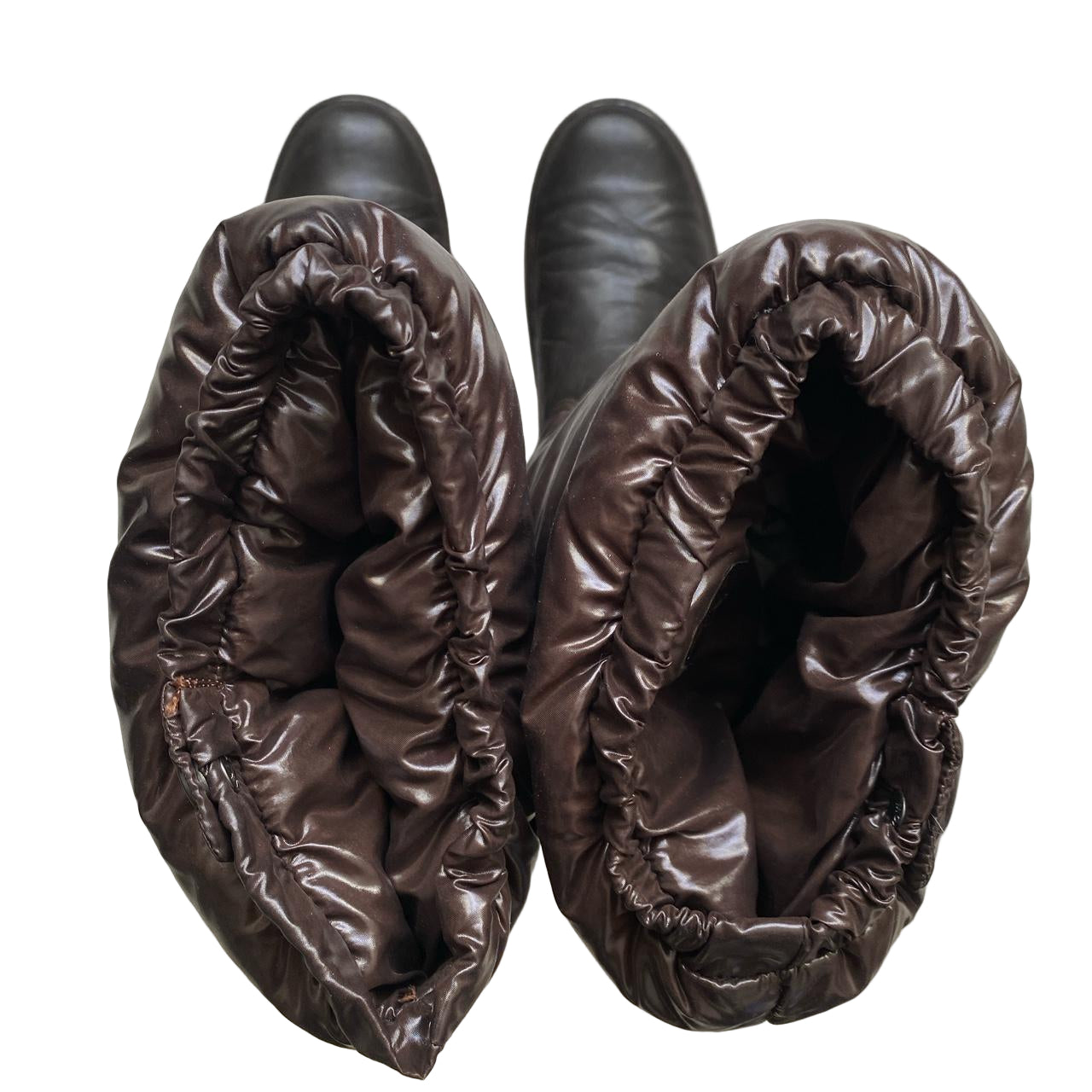 Moncler Brown Puffer Duvet Boots (UK 7)