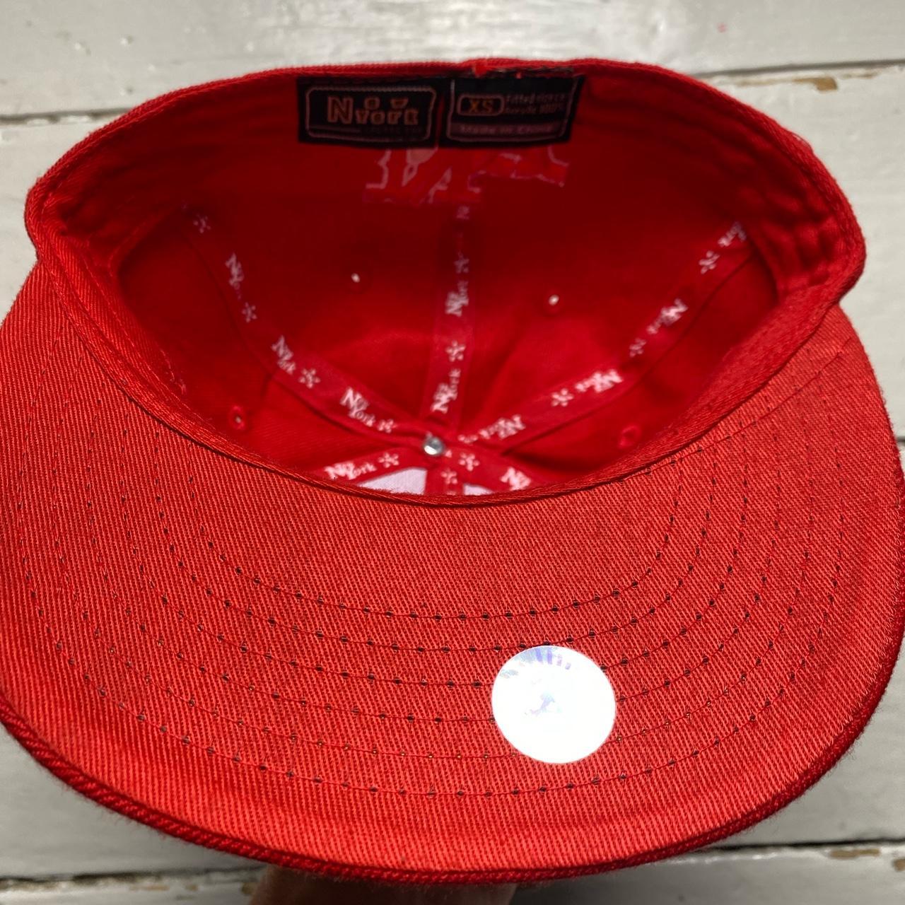 New York Vintage Red Fitted Cap
