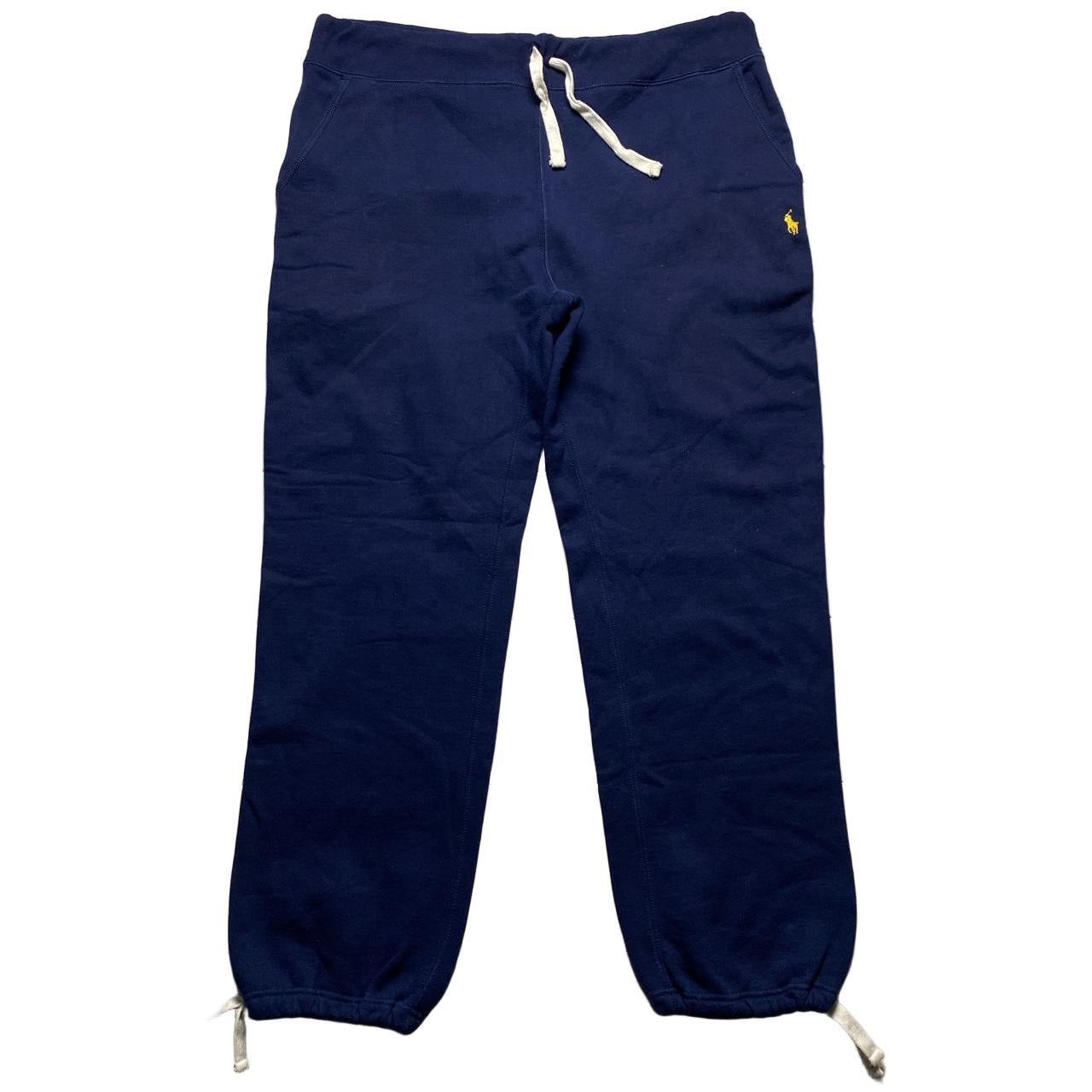 Polo Ralph Lauren Navy and Yellow Pony Baggy Joggers (L)