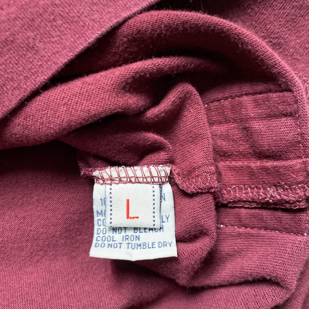 Evisu Burgundy Buddha T Shirt (L)