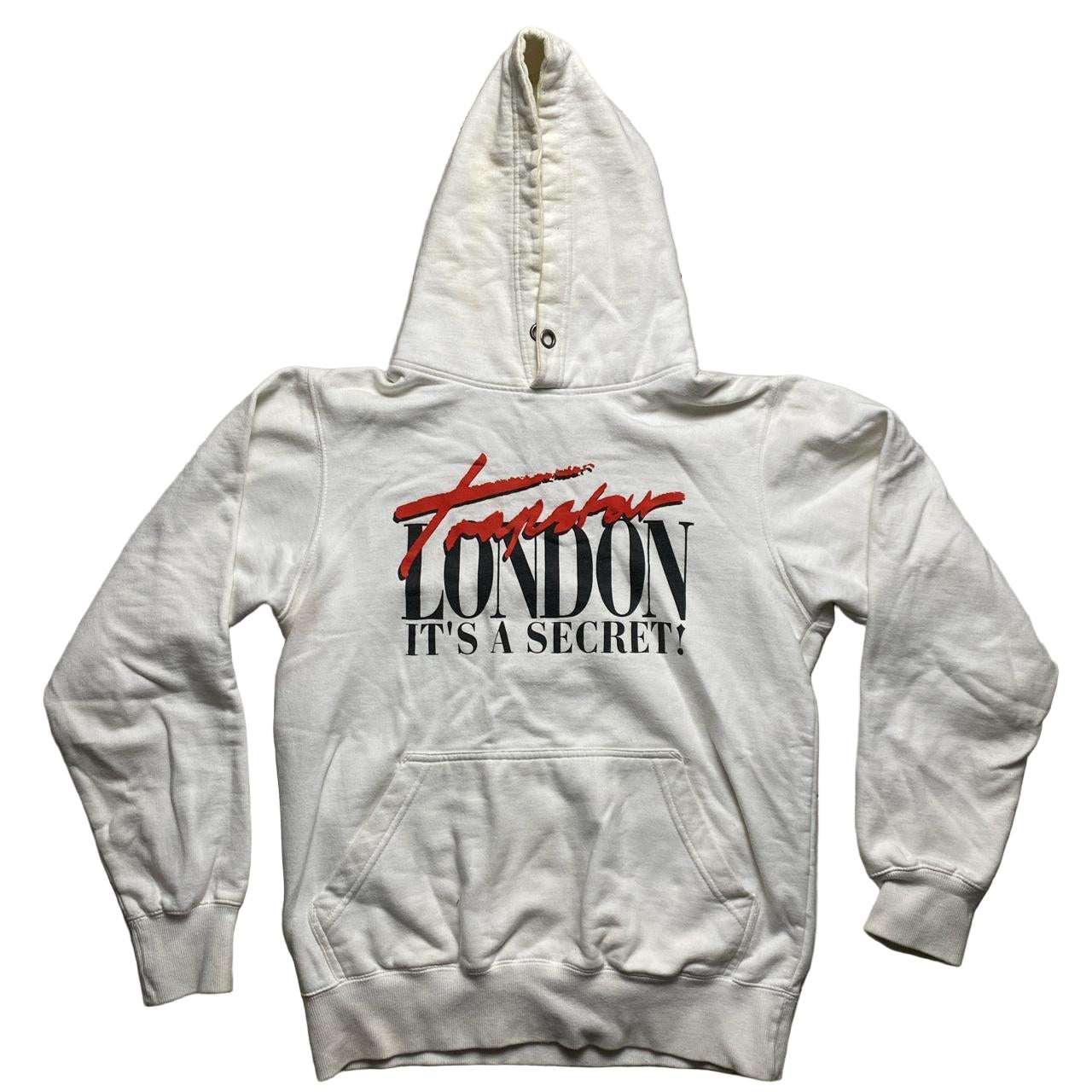 Trapstar White Black and Red Early Seasons Hoodie (S)