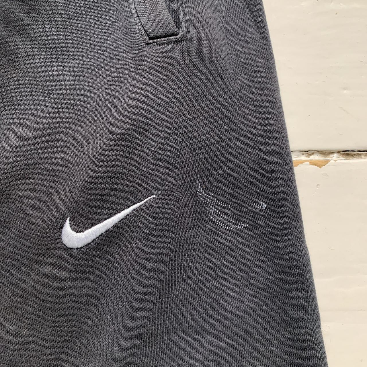 Nike Black and White Swoosh Cotton Shorts