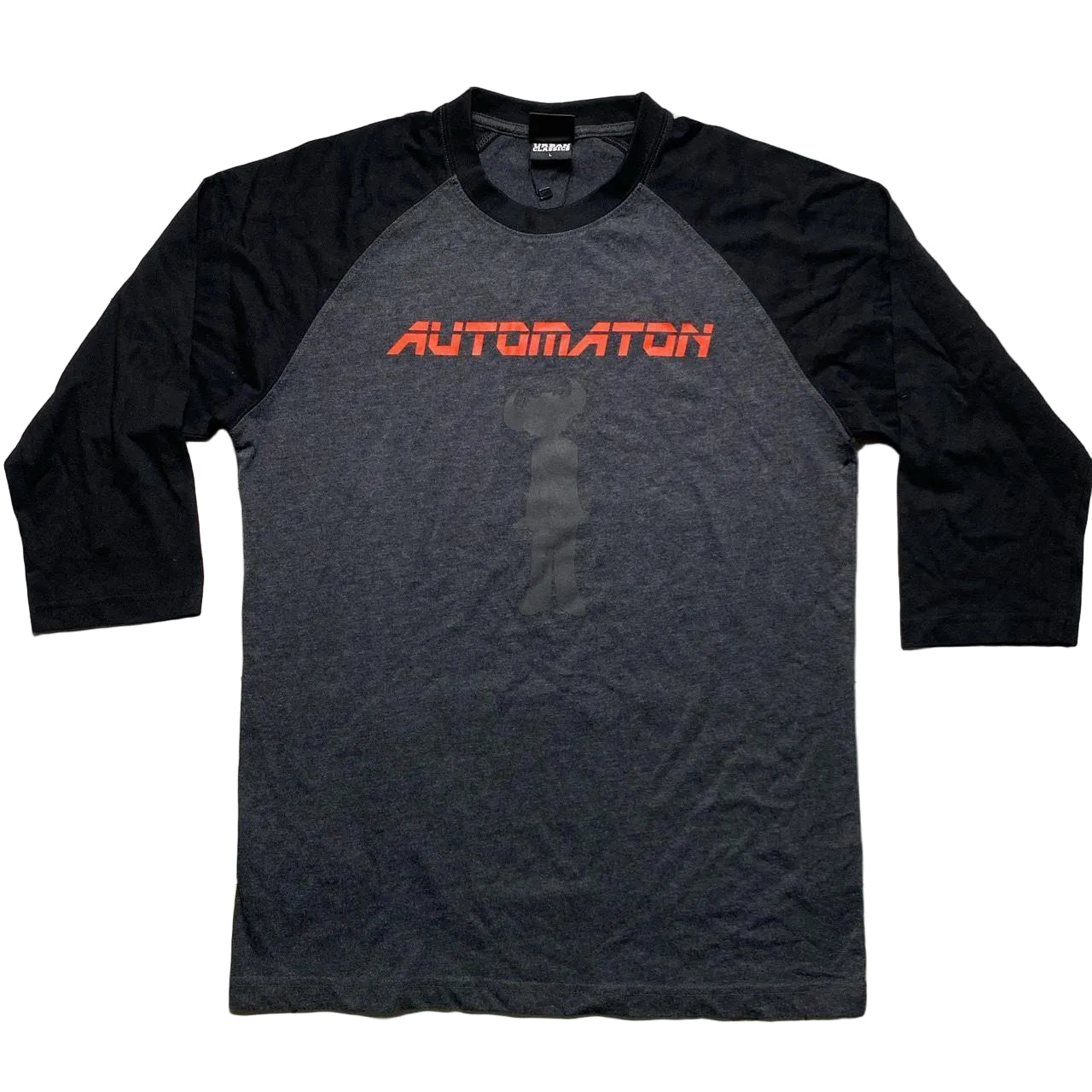 Jamiroquai Automation Black Grey and Red 3/4 Sleeve T Shirt (L)