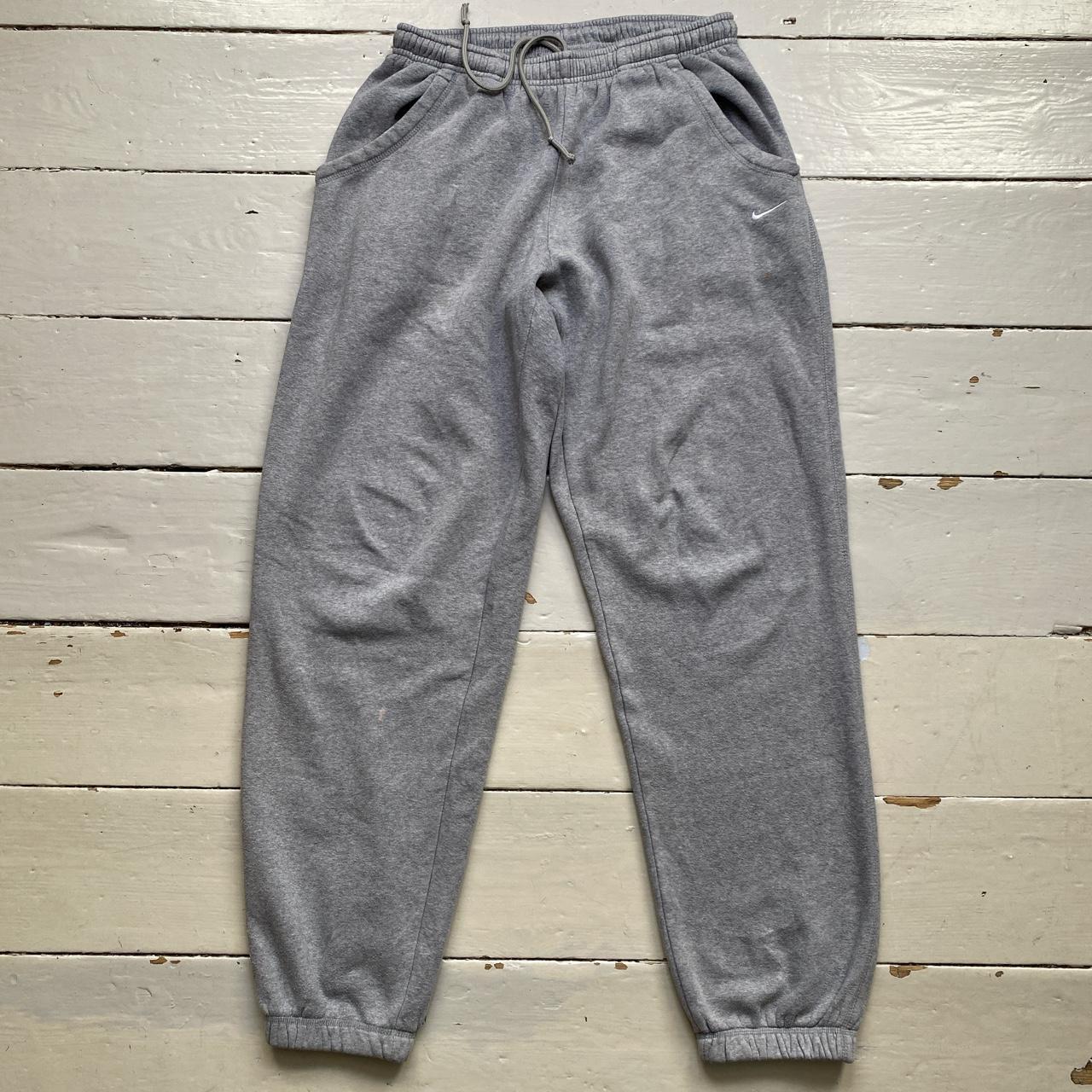 Nike Air Max Baggy Joggers Grey and White Swoosh