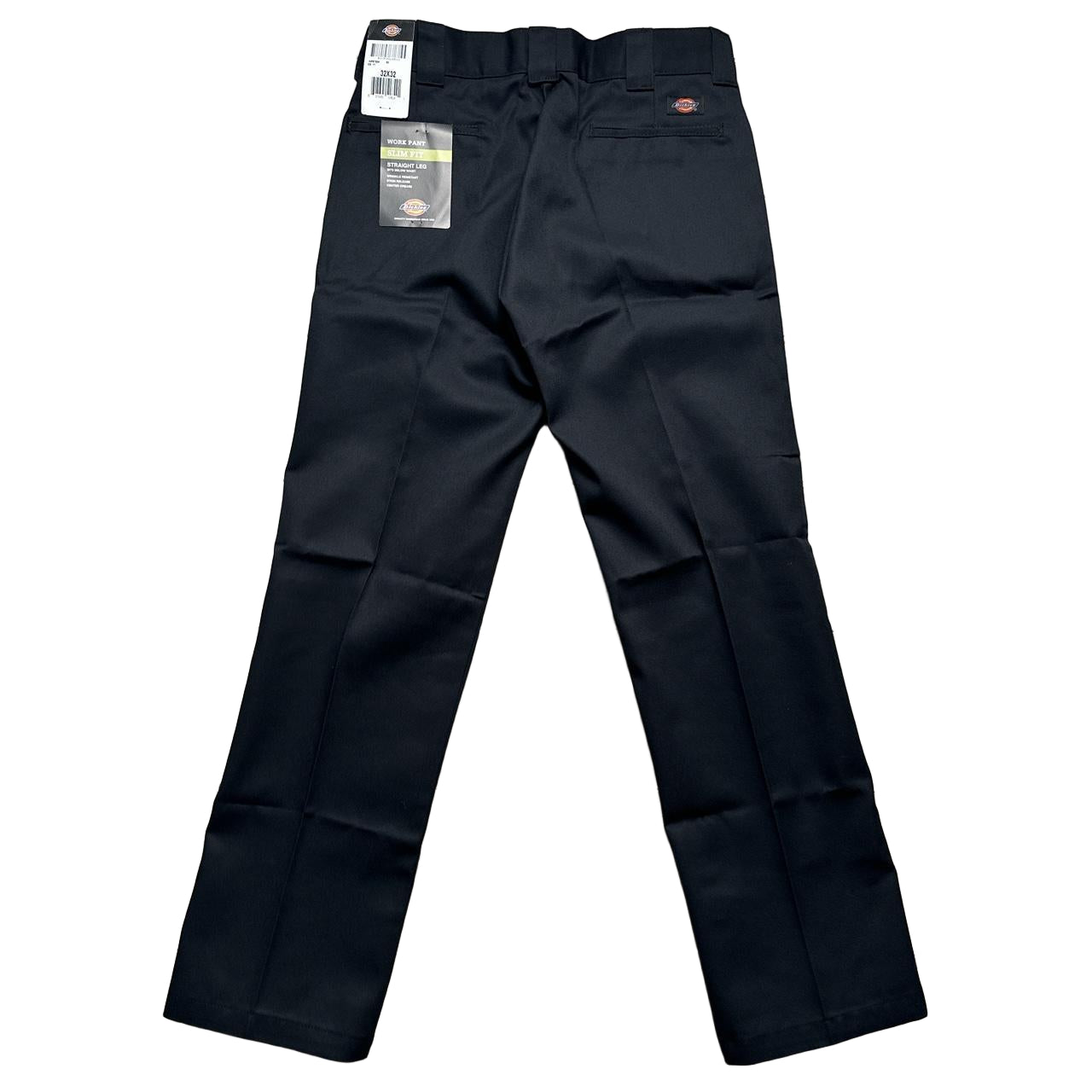 Dickies Black Slim Fit Work Pants Cargo Trousers (32W)