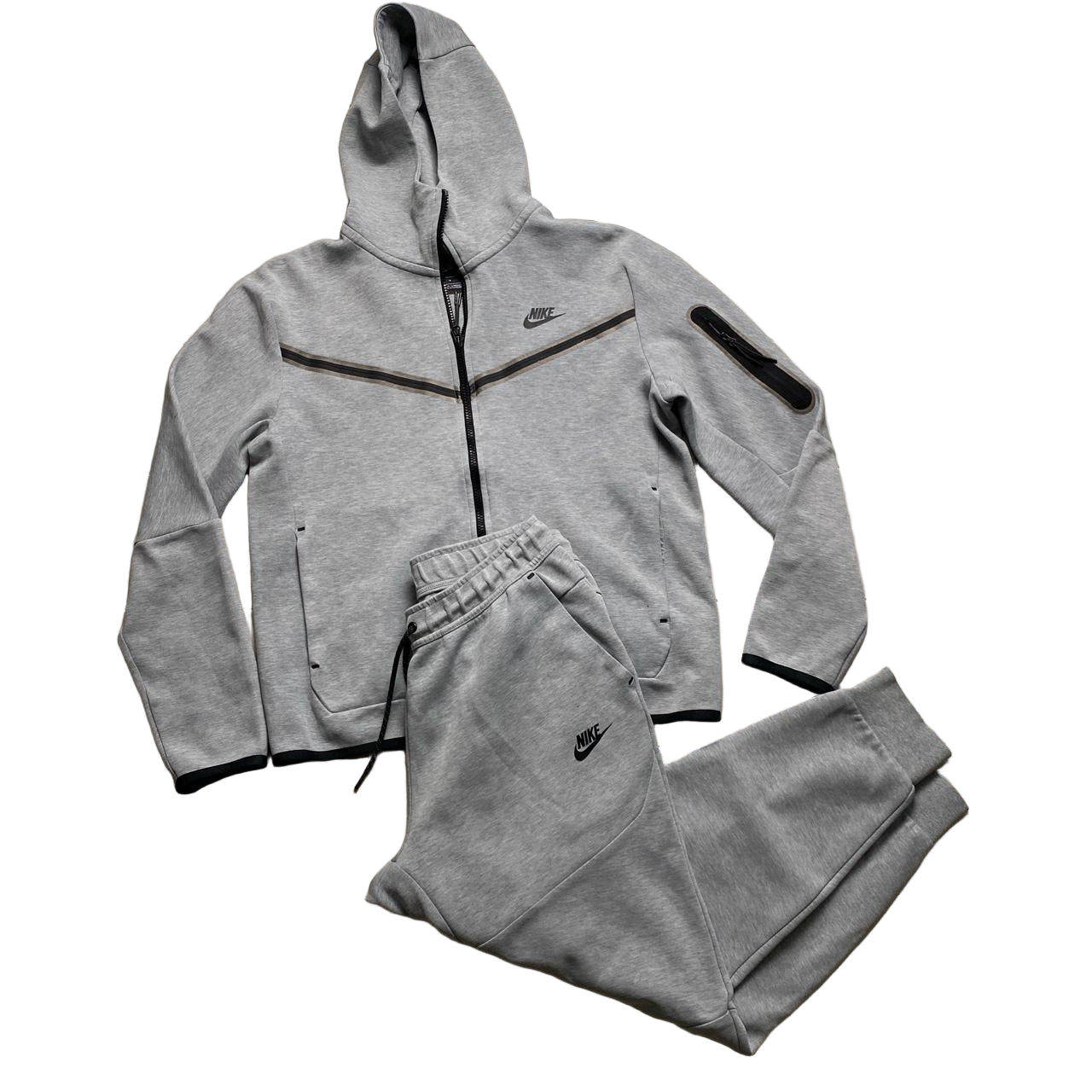 Nike Tech Fleece New Season Grey Tracksuit (M)
