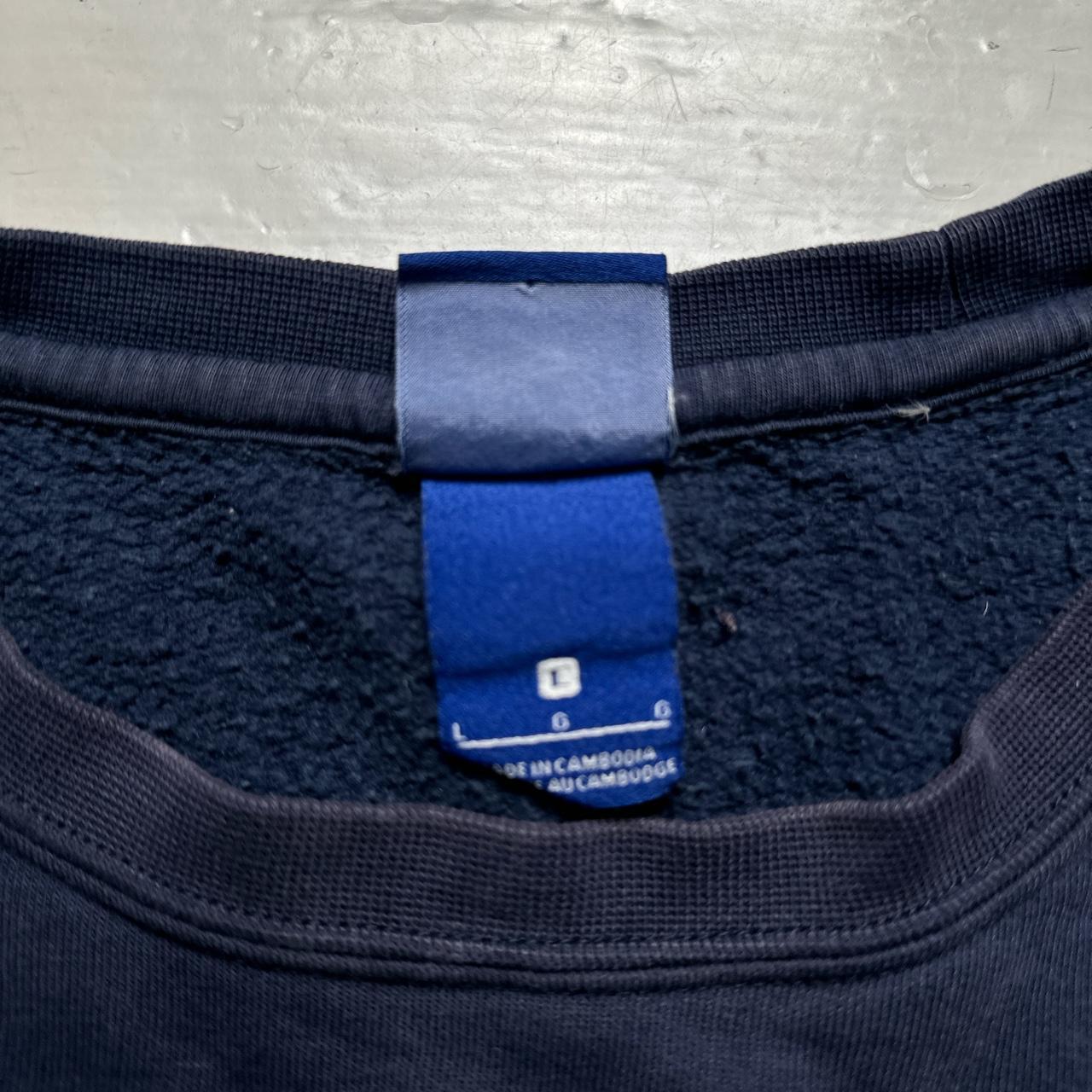Nike Swoosh Navy and White Jumper