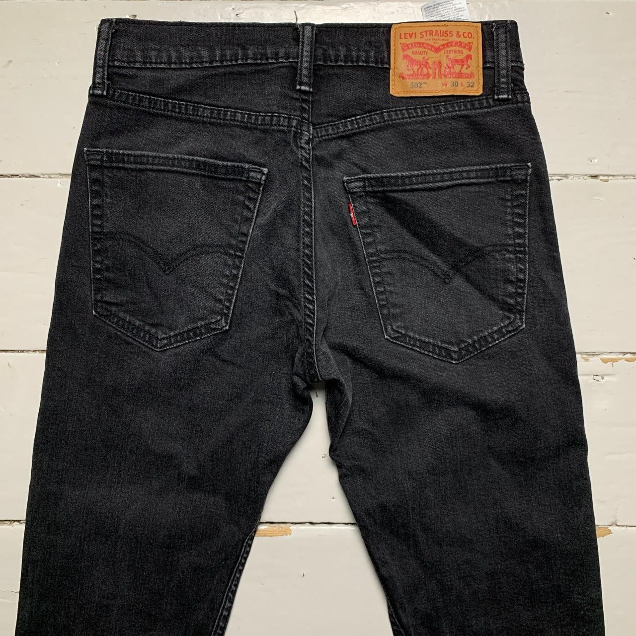 Levis 502 Black Jeans