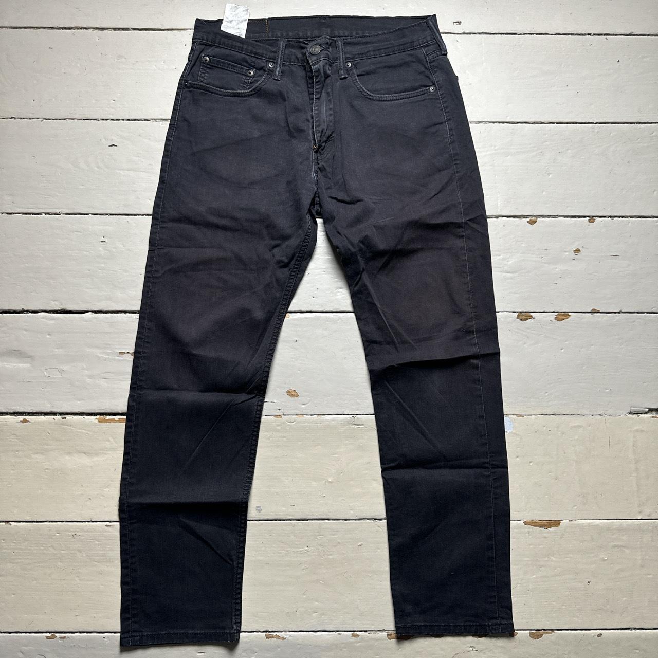 Levis 502 Black Trouser Jeans