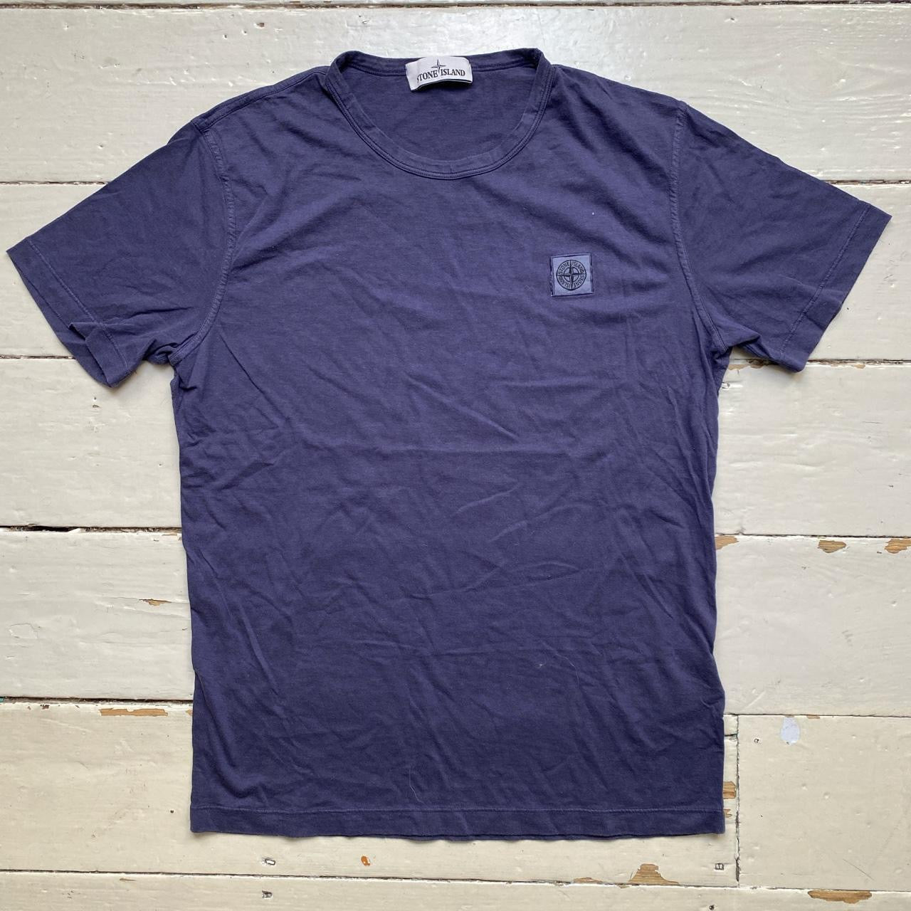 Stone Island Navy T Shirt (Large)