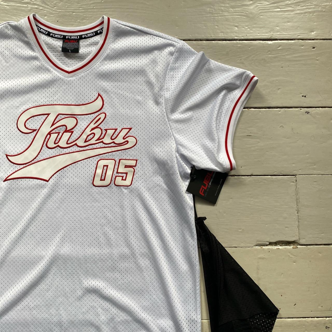 Fubu White Vintage Jersey (Large)
