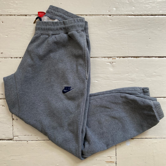 Nike Swoosh Grey Joggers (Small)