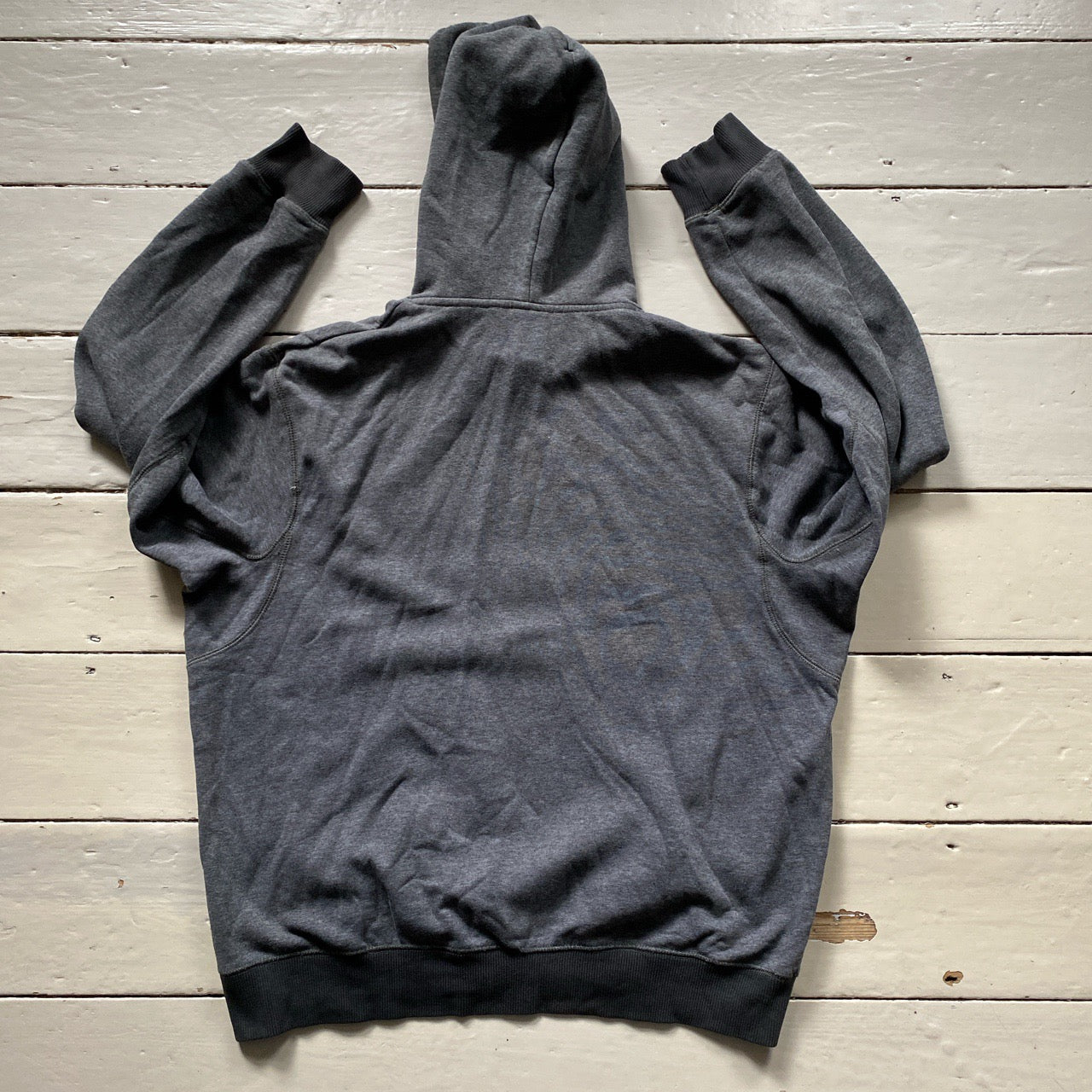 Nike Swoosh Grey Hoodie (Large)