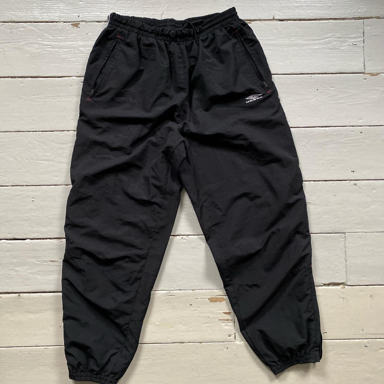 Umbro Black White Shell Bottoms (XL)