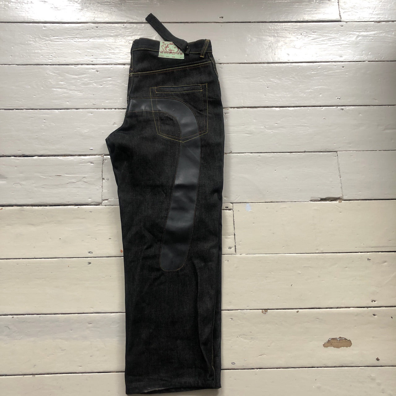 Evisu Big Swoosh Black Jeans (34/30)