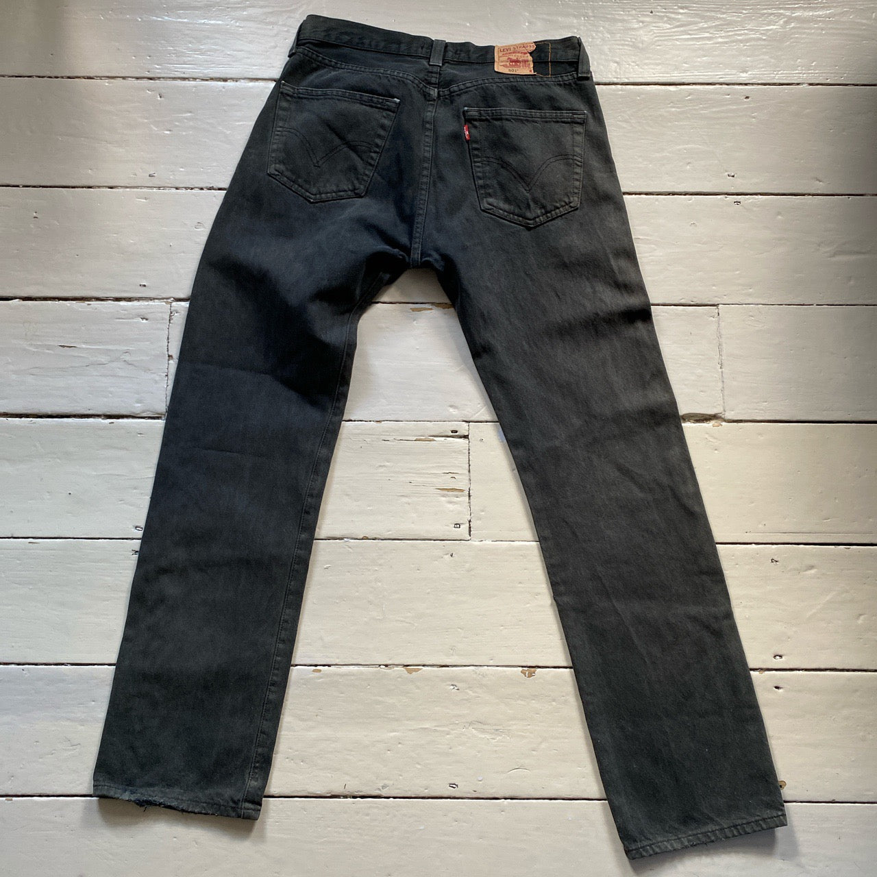 Levis Charcoal 501 Jeans (32/32)