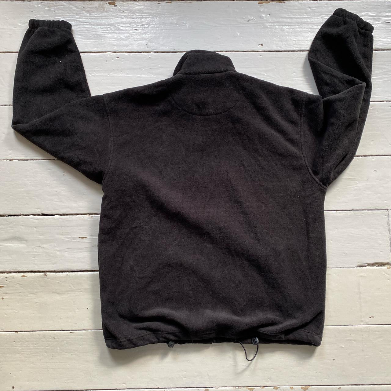 Dickies Black Fleece Zip Jumper (Large)