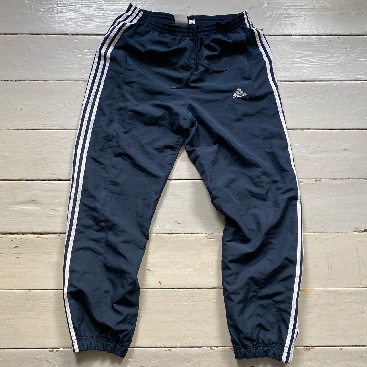 Adidas Navy Shell Bottoms (Large)