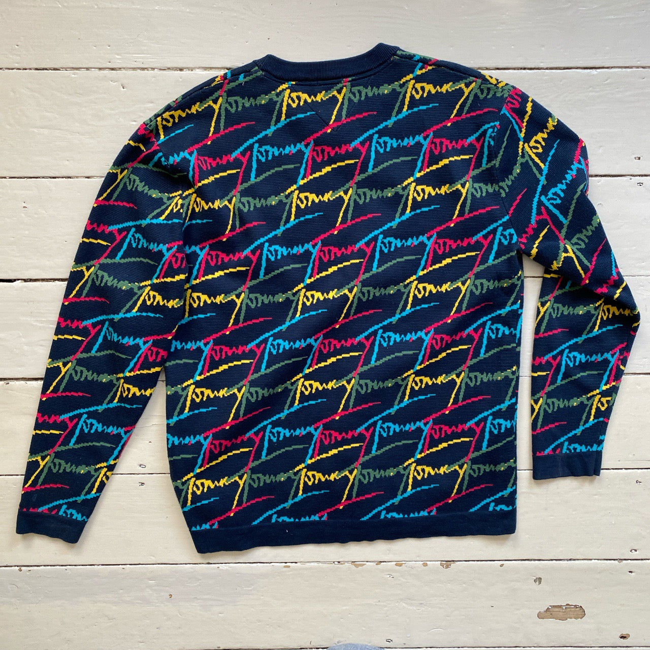 Tommy Hilfiger Signature Multi Colour Jumper (Large)