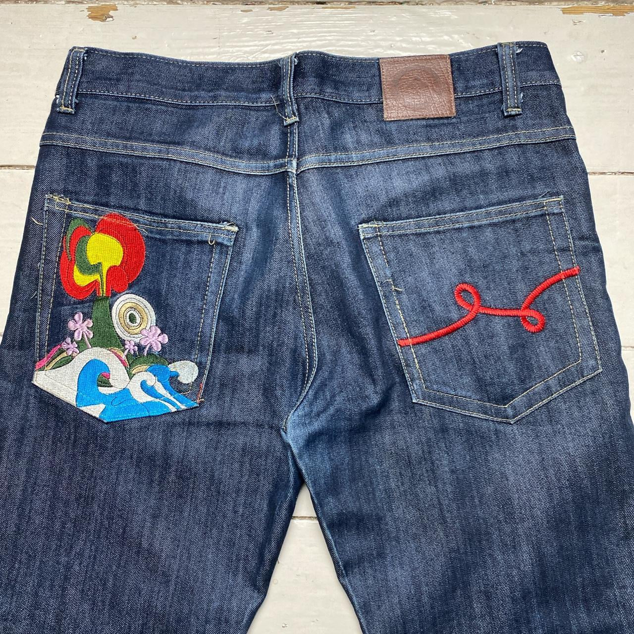 Lifted Research Group Embroidery Jeans (32/33)