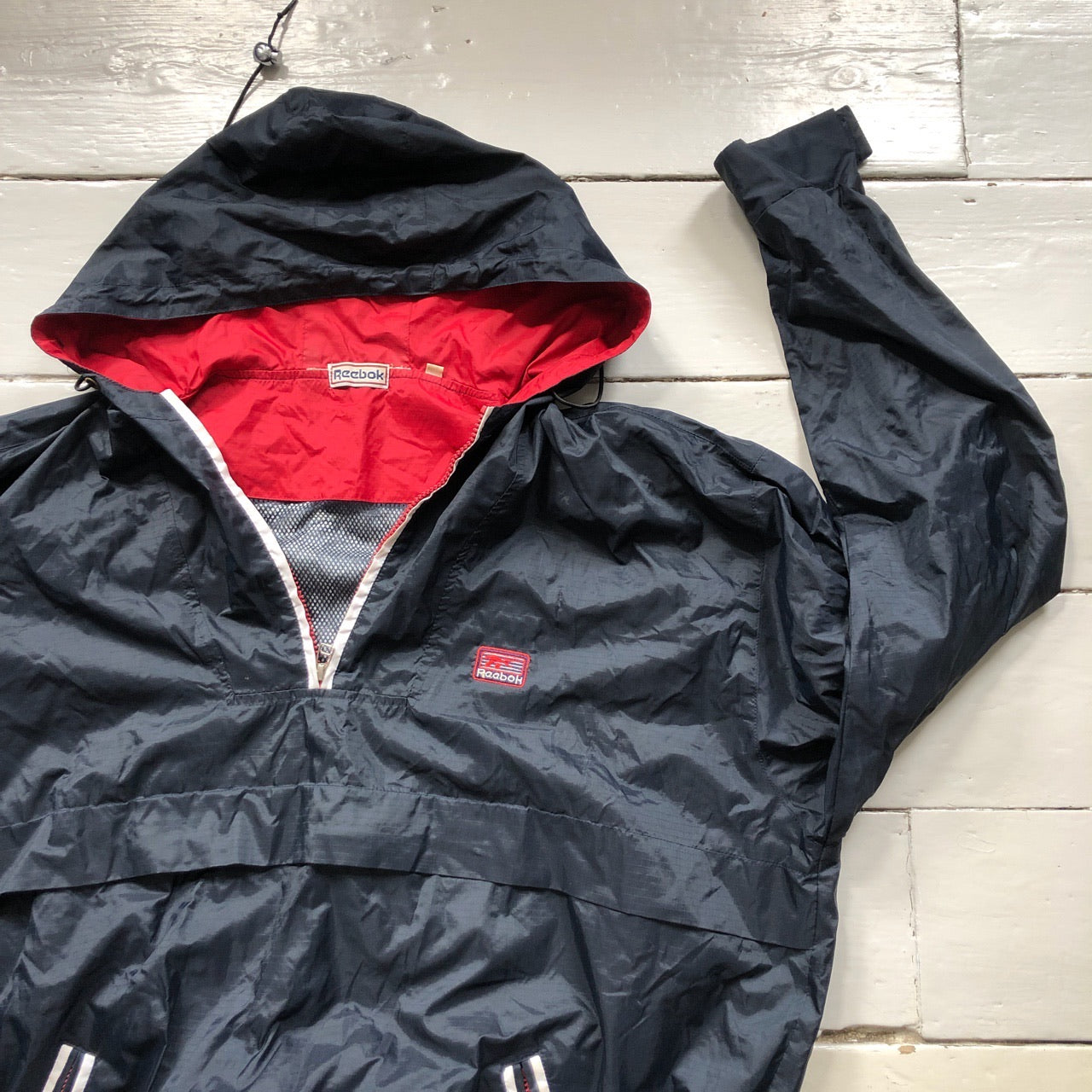 Reebok Vintage Quarter Zip Jacket (XL)