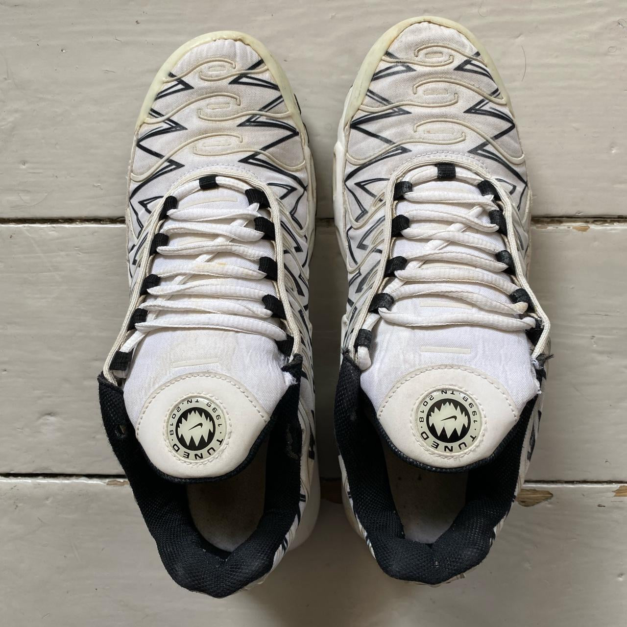 Nike TN Air Max Plus White and Black (UK 7.5)