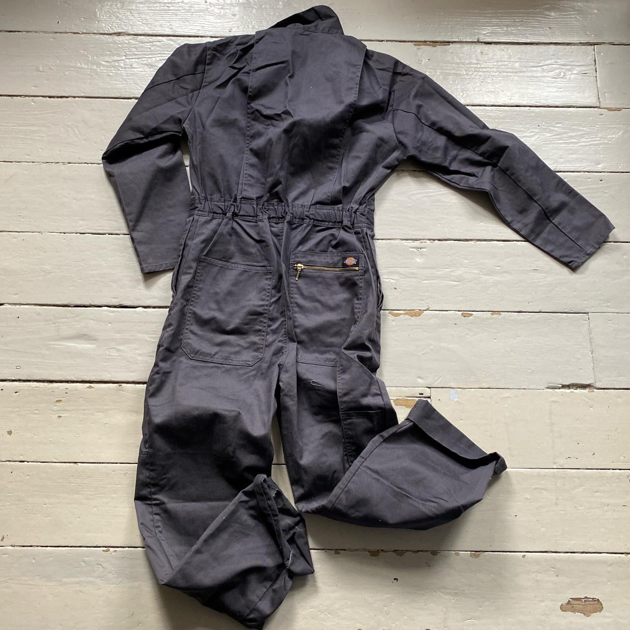 Dickies Grey Boiler Suit Jumpsuit (Large)