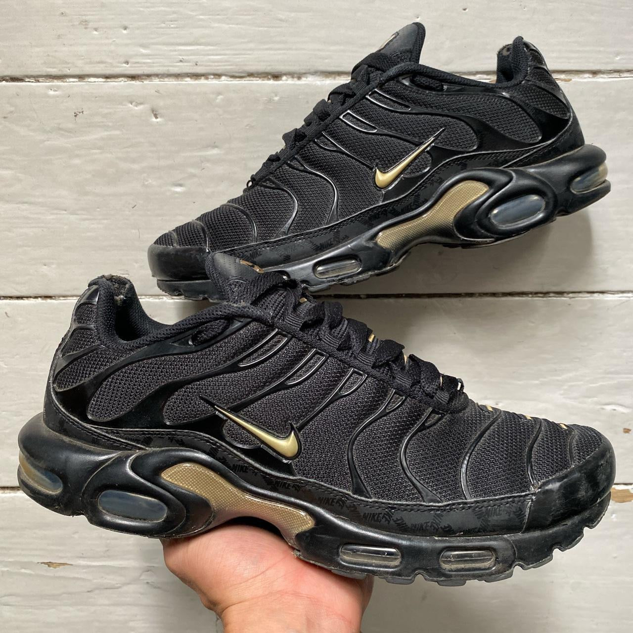 Nike TN Air Max Plus Black and Gold (UK 10)