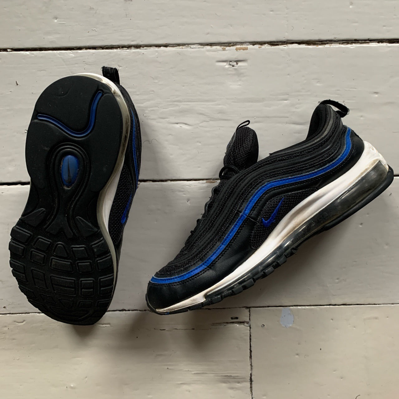 Nike Air Max 97 Black and Blue (UK 9)