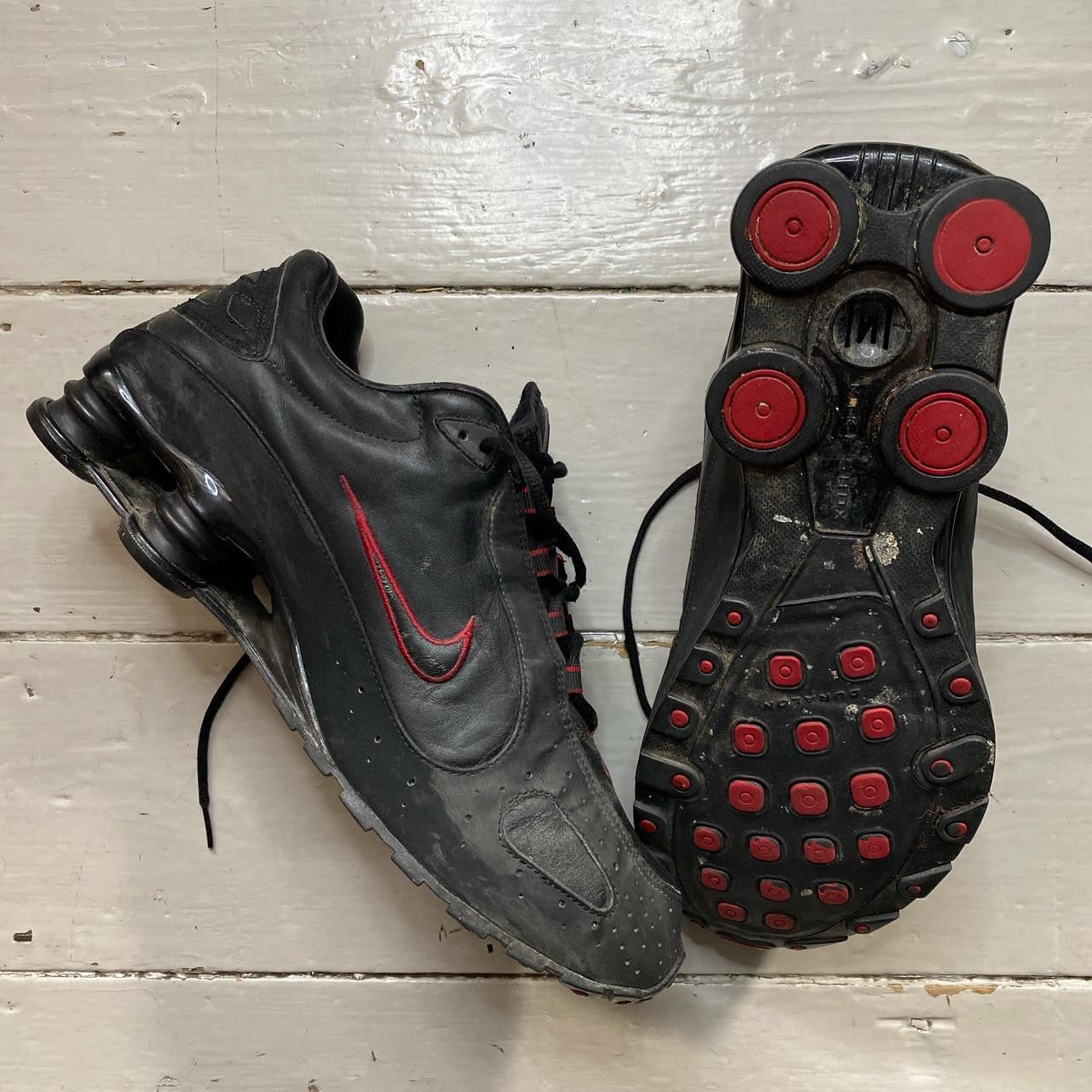 Nike Shox Vintage Black and Red (UK 13)