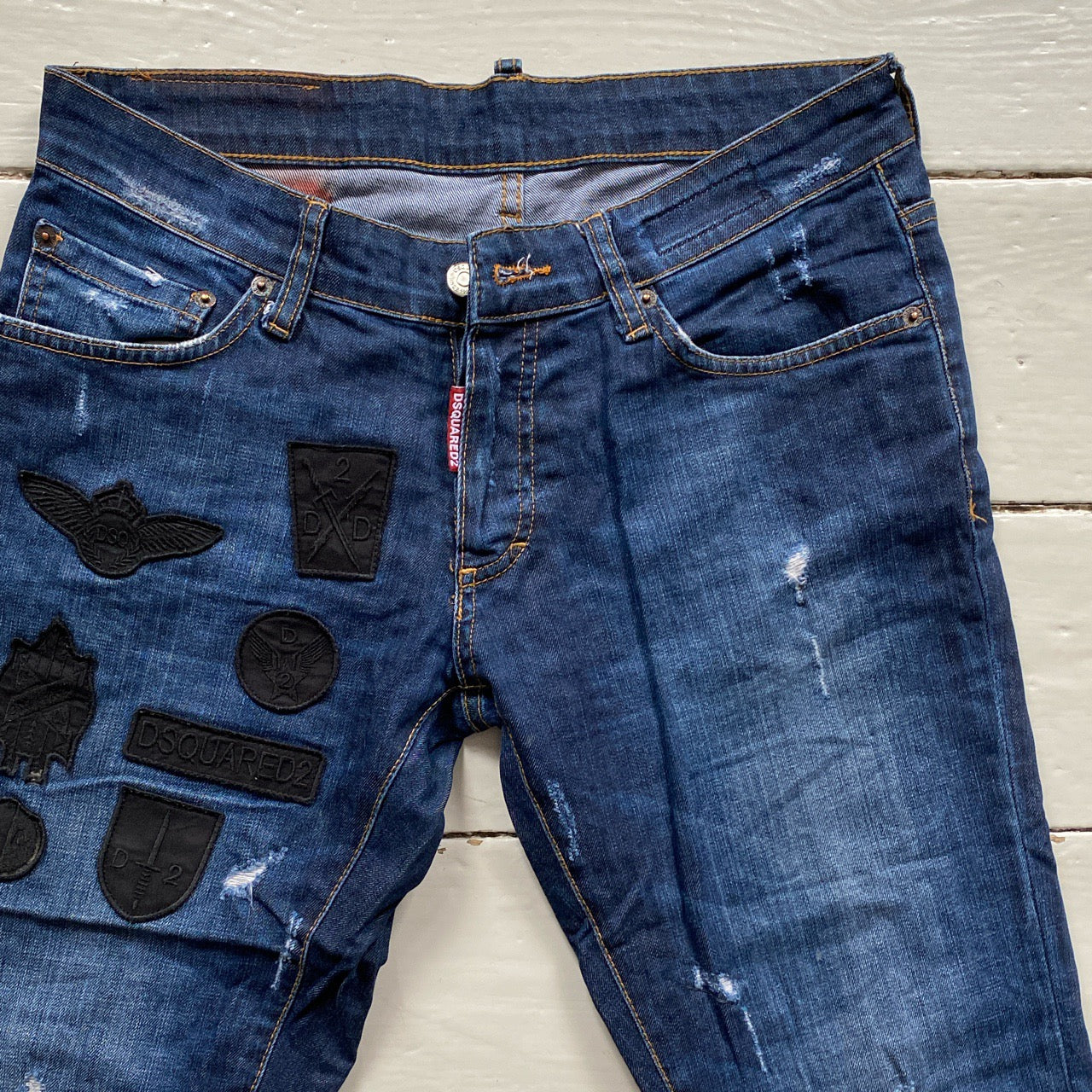 Dsquared2 DSQ Patch Jeans (31/27)