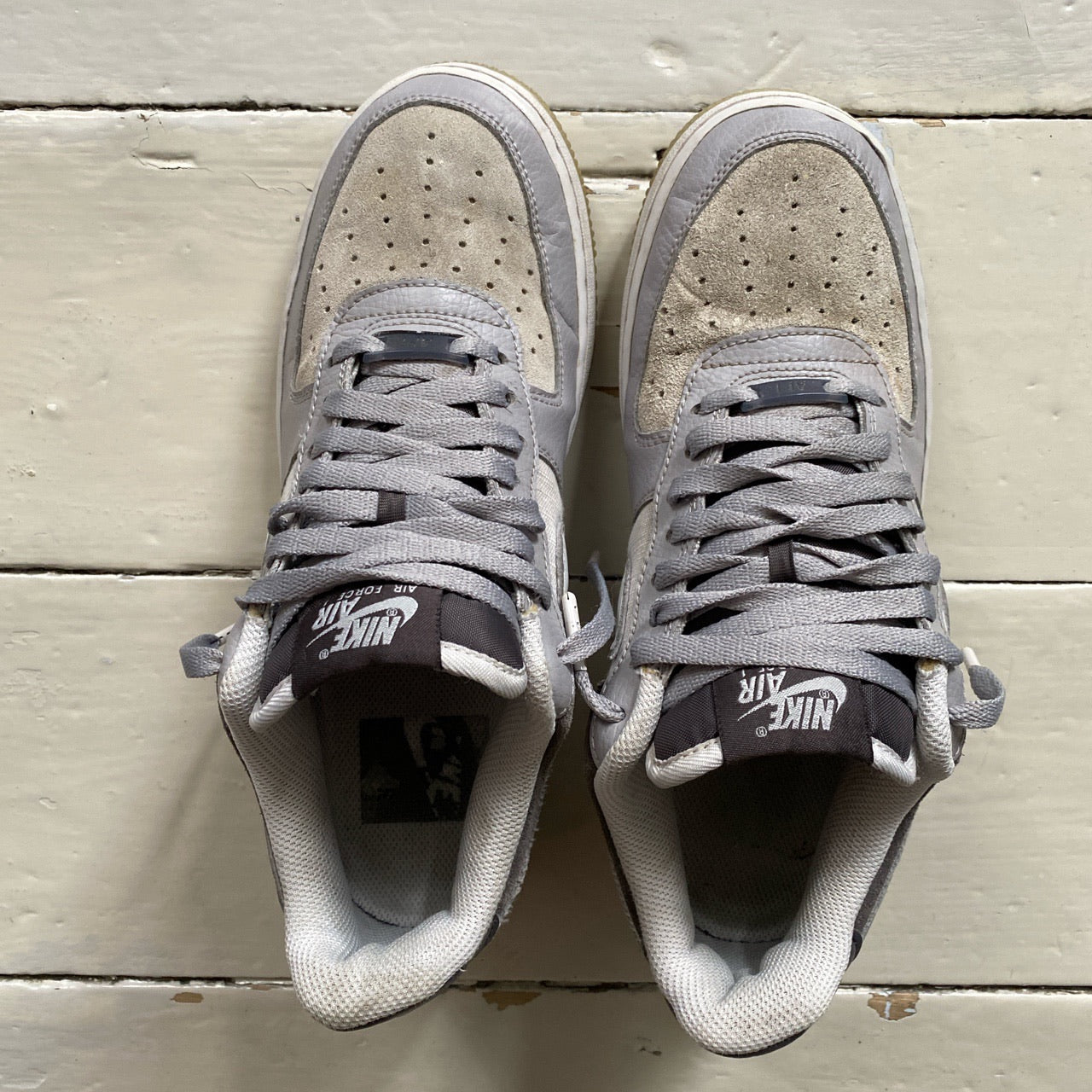 Nike Air Force 1 Grey Suede (UK 7)