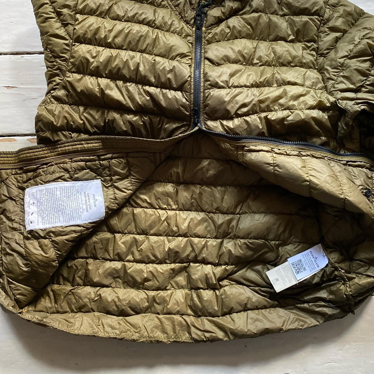 Stone Island Garment Dyed Micro Yarn Down Jacket (XXL)