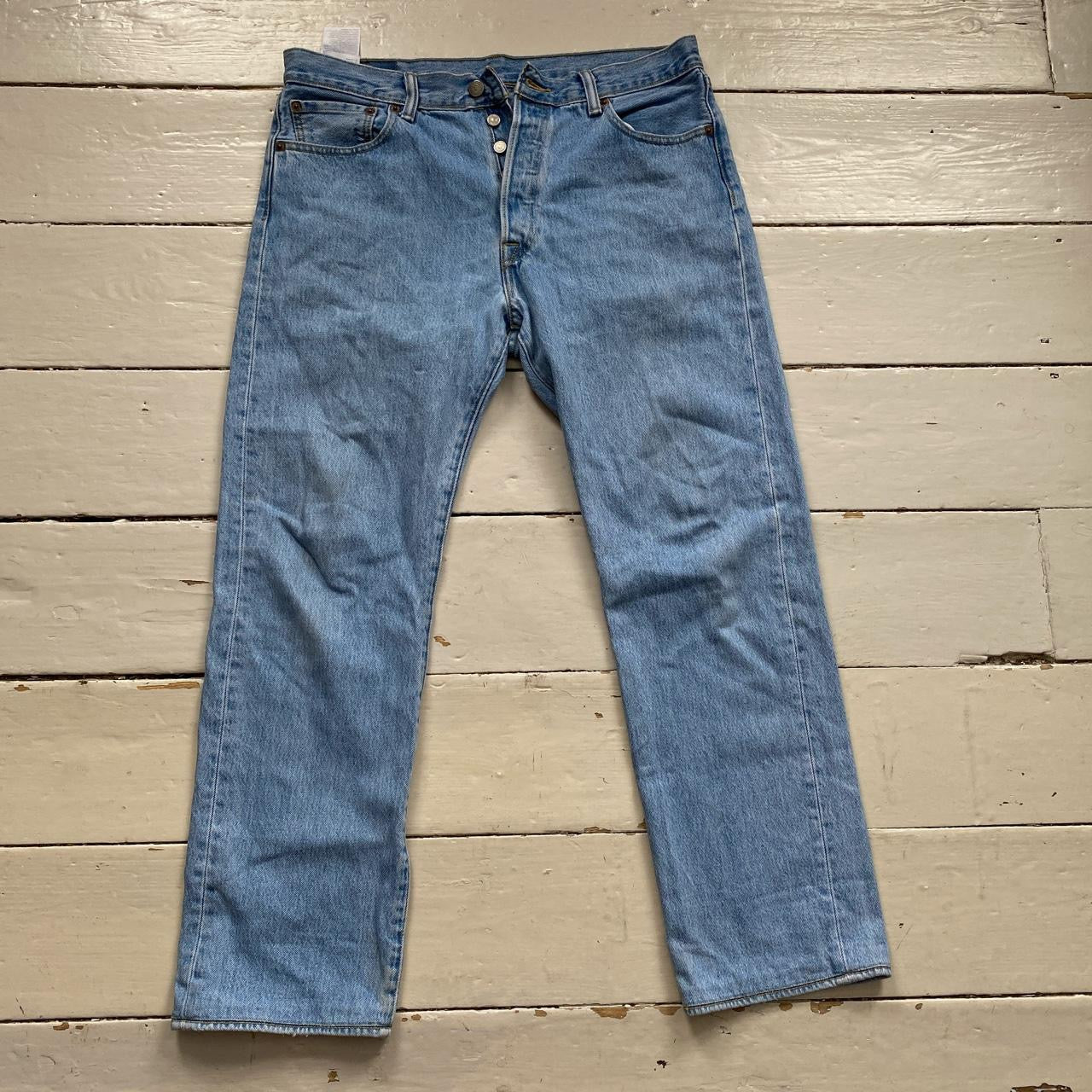 Levis 501 Light Wash Jeans (34/28)